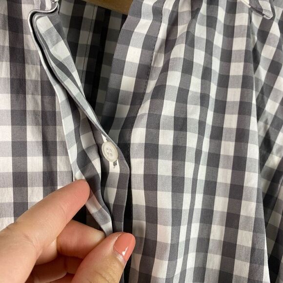 Lafayette 148 New York Mariel Gingham Tunic - Picture 8 of 9